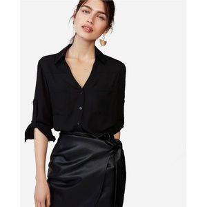 Express Slim Fit Portofino Shirt